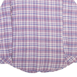 DICKIES Womens Shirt Purple Check Long Sleeve M