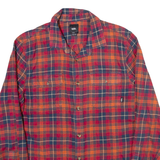 VANS Mens Shirt Red Check Long Sleeve S