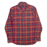 VANS Mens Shirt Red Check Long Sleeve S