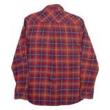 VANS Mens Shirt Red Check Long Sleeve S