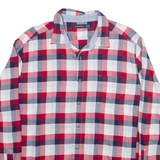 NAUTICA Mens Shirt Red Check Long Sleeve XL