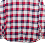 NAUTICA Mens Shirt Red Check Long Sleeve XL