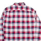 NAUTICA Mens Shirt Red Check Long Sleeve XL