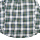 CHAPS Mens Shirt Green Check Long Sleeve L