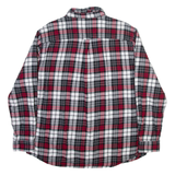 CHAPS Mens Shirt Red Check Long Sleeve XL