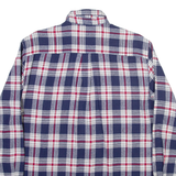 CHAPS Mens Shirt Blue Plaid Long Sleeve L