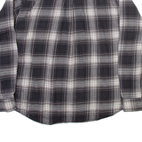 WOOLRICH Mens Shirt Grey Check Long Sleeve L