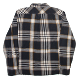 LEVI'S Mens Shirt Grey Plaid Long Sleeve L