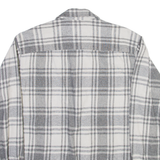 REDHEAD Mens Shirt Grey Check Long Sleeve M