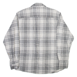 REDHEAD Mens Shirt Grey Check Long Sleeve M