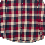 REDHEAD Mens Shirt Red Check Long Sleeve XL