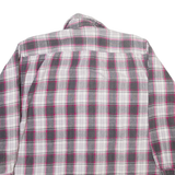 WILLIAMS BAY Mens Shirt White Check Long Sleeve L
