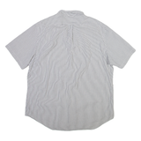 RALPH LAUREN Mens Shirt Grey Striped XL