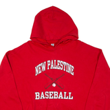 GILDAN New Palestine Baseball Mens Red Hoodie USA XL