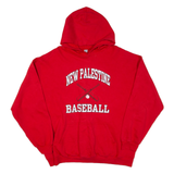 GILDAN New Palestine Baseball Mens Red Hoodie USA XL
