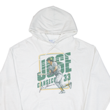 CHAMPION Baseball Mens White Hoodie USA XL