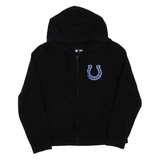 NFL Indianapolis Colts Womens Black Hoodie Full Zip USA XL
