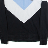FILA Womens Sweatshirt Black 1/4 Zip S