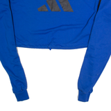 ADIDAS Womens Sweatshirt Blue S