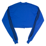 ADIDAS Womens Sweatshirt Blue S