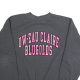 CHAMPION Womens Sweatshirt Grey USA S