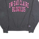 CHAMPION Womens Sweatshirt Grey USA S