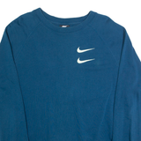 NIKE Mens Sweatshirt Blue M