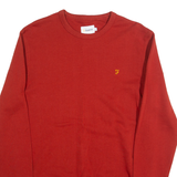 FARAH Womens Sweatshirt Orange S