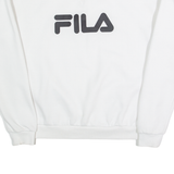 FILA Womens Sweatshirt White XS