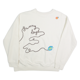 LEVI'S Womens Sweatshirt White S