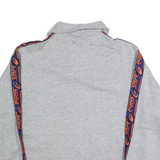 ASICS Womens Sweatshirt Grey 1/4 Zip M