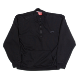 SLAZENGER Womens Sweatshirt Black 1/4 Zip L