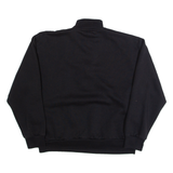 SLAZENGER Womens Sweatshirt Black 1/4 Zip L