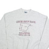 LEE Leisure Group Travel Mens Sweatshirt Grey XL