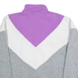 FILA Womens Sweatshirt Purple 1/4 Zip S