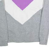 FILA Womens Sweatshirt Purple 1/4 Zip S