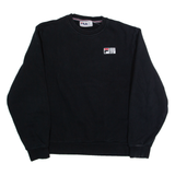 FILA Mens Sweatshirt Black M