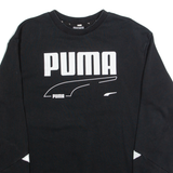 PUMA Mens Sweatshirt Black S