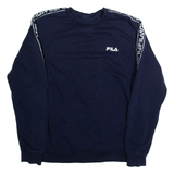 FILA Mens Sweatshirt Blue M