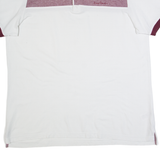PIERRE CARDIN Mens Polo Shirt White 2XL