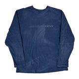 Nike Long Sleeve T-Shirt - Large Blue Cotton