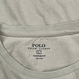 Polo By Ralph Lauren Long Sleeve T-Shirt - Large Beige Cotton