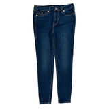 Halle Hi-Rise Super Skinny True Religion Skinny Jeans - 30W US 6 Blue Cotton Blend