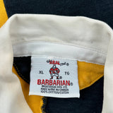 Iowa Barbarian College Rugby Shirt - XL Yellow Cotton