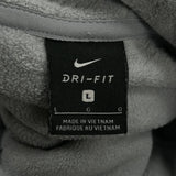 Nike Fleece - Large Gray Polyester