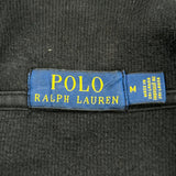 Polo By Ralph Lauren 1/4 Zip - Medium Black Cotton