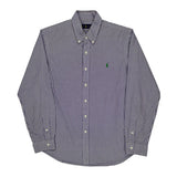 Ralph Lauren Checked Shirt - Large Purple Cotton