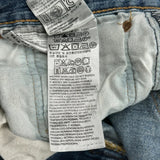 501 Levis Jeans - 33W 30L Blue Cotton