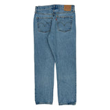 501 Levis Jeans - 30W 27L Blue Cotton