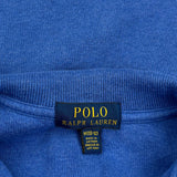 Age 10-12 Polo By Ralph Lauren 1/4 Zip - Medium Blue Cotton
